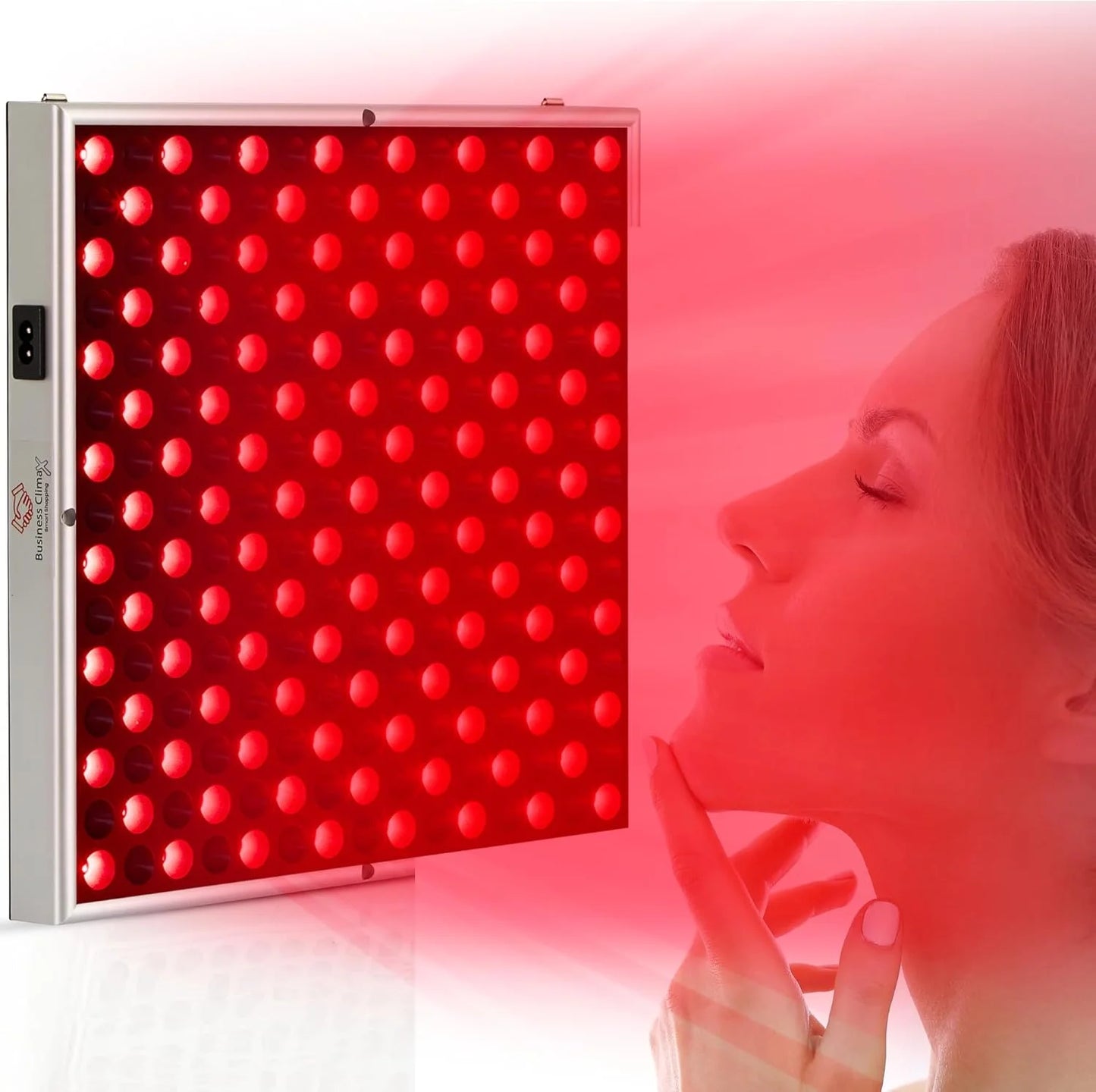 Red-Light-Therapy-Device-45W LED Panel Deep 660nm and Near-Infrared 850nm LED Light Combo for Skin Beauty,Pain Relief of Muscles