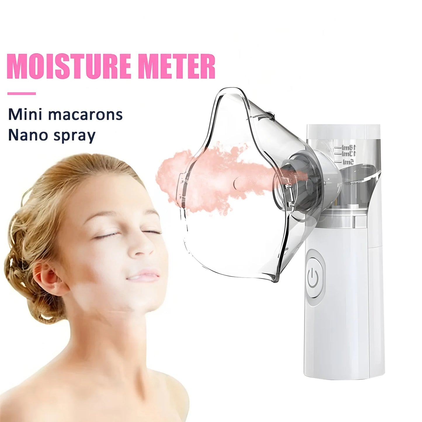 Portable Mini Facial Steamer Nano Mist Sprayer Humidifier