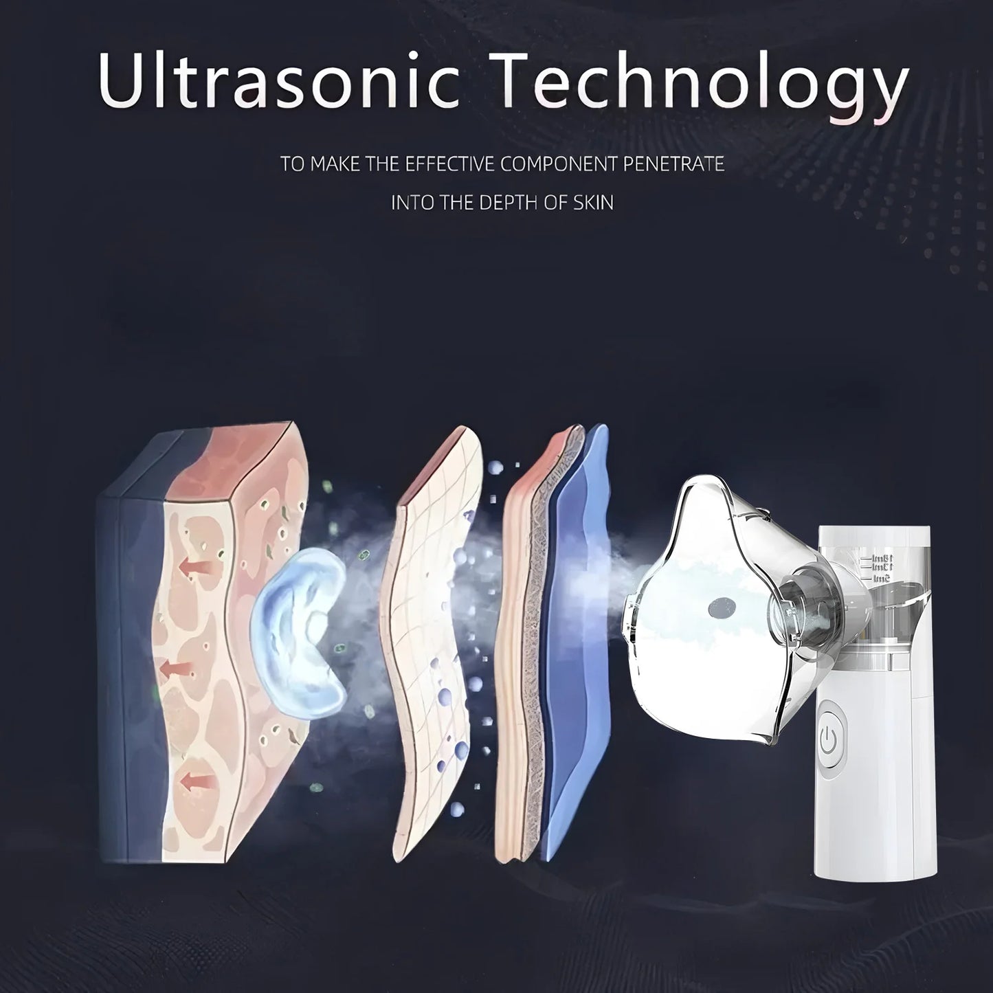 Portable Mini Facial Steamer Nano Mist Sprayer Humidifier