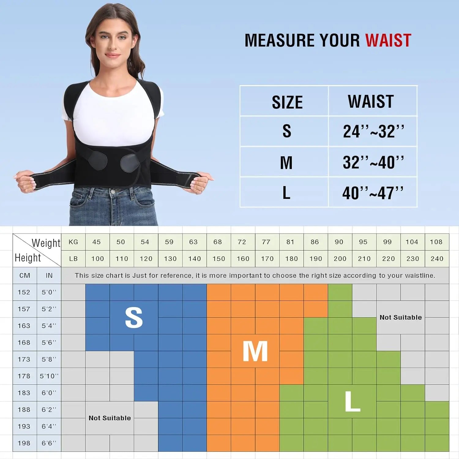 Back Straightener Support Brace