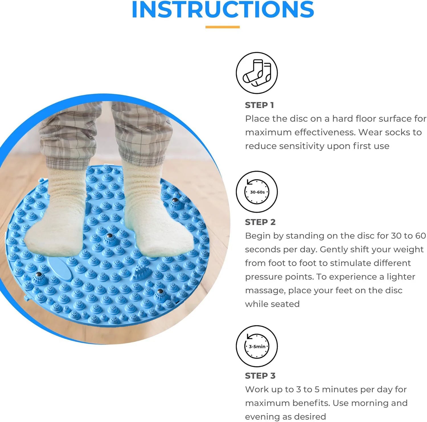 Finger Pressure Board Acupressure Foot Massage Mat