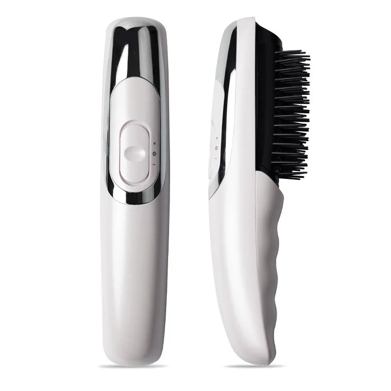 2in1 Electric Massage Comb Portable Laser Red Light Hair Growth Vibration Head Massager Anti-Hair Loss Scalp Meridians Brush