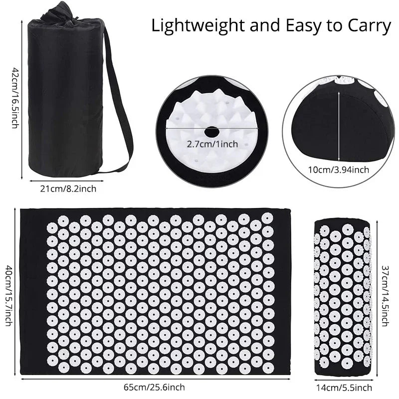 acupressure mat and pillow set