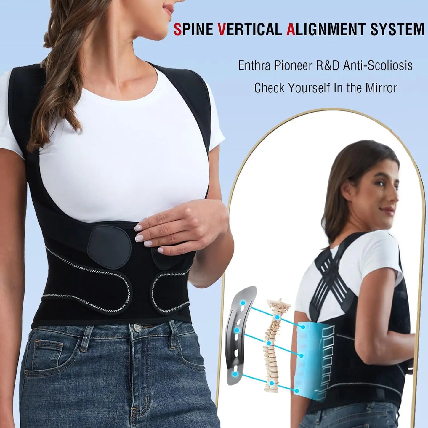 Back Straightener Support Brace