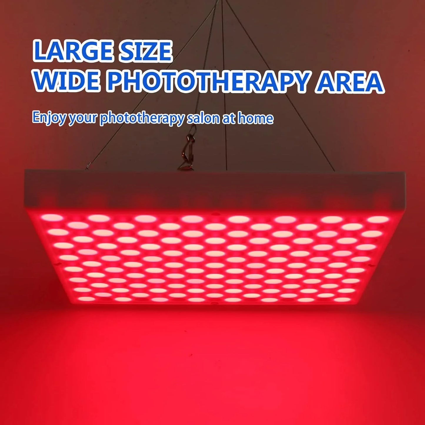 Red-Light-Therapy-Device-45W LED Panel Deep 660nm and Near-Infrared 850nm LED Light Combo for Skin Beauty,Pain Relief of Muscles